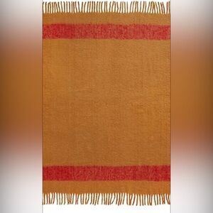 Hudsons Bay Blanket HBC Stripes Chipmunk All Season Wool-Blend Throw Canada